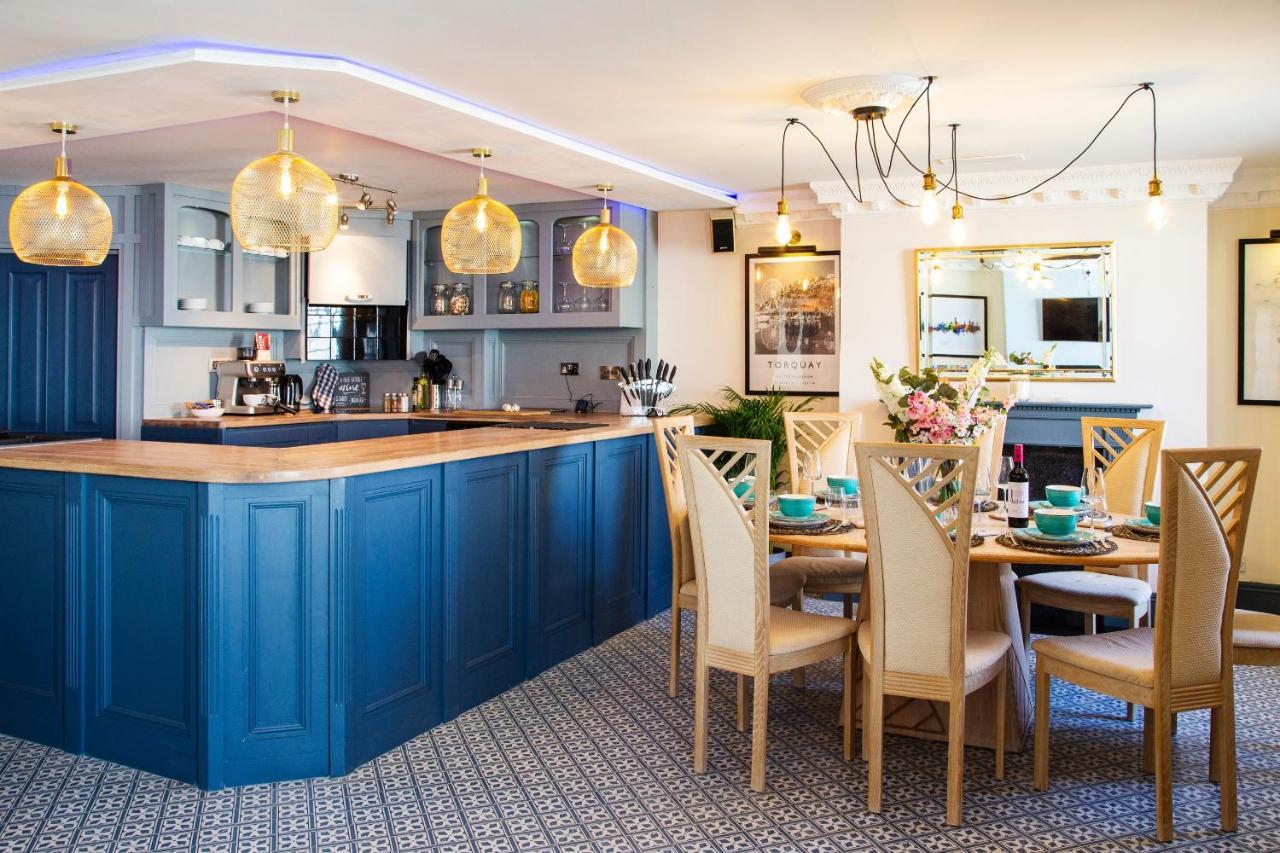 Cosy Open Plan Harbourside Inn With Superking Beds, Wood Burning Stove And Bar Torquay Exterior photo